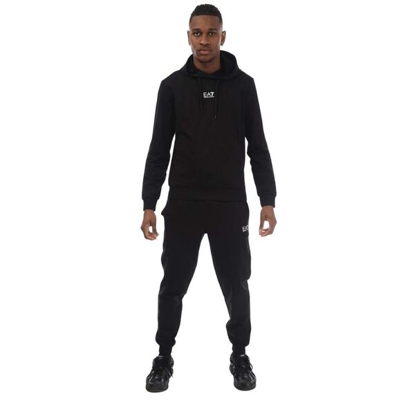 Emporio Armani Mens Core Identity Cotton Tracksuit / Black
